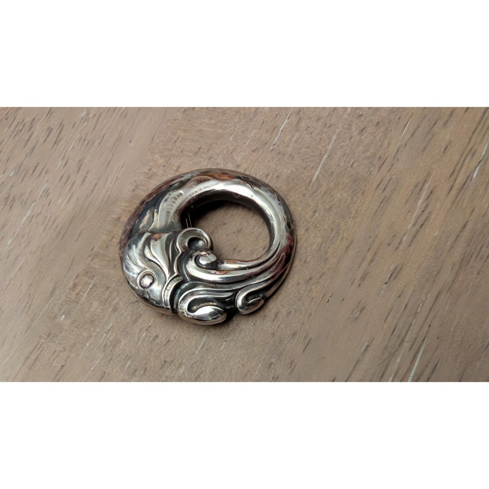 Vintage Georg Jensen Sterling Silver Fish Brooch Pin - Design #10